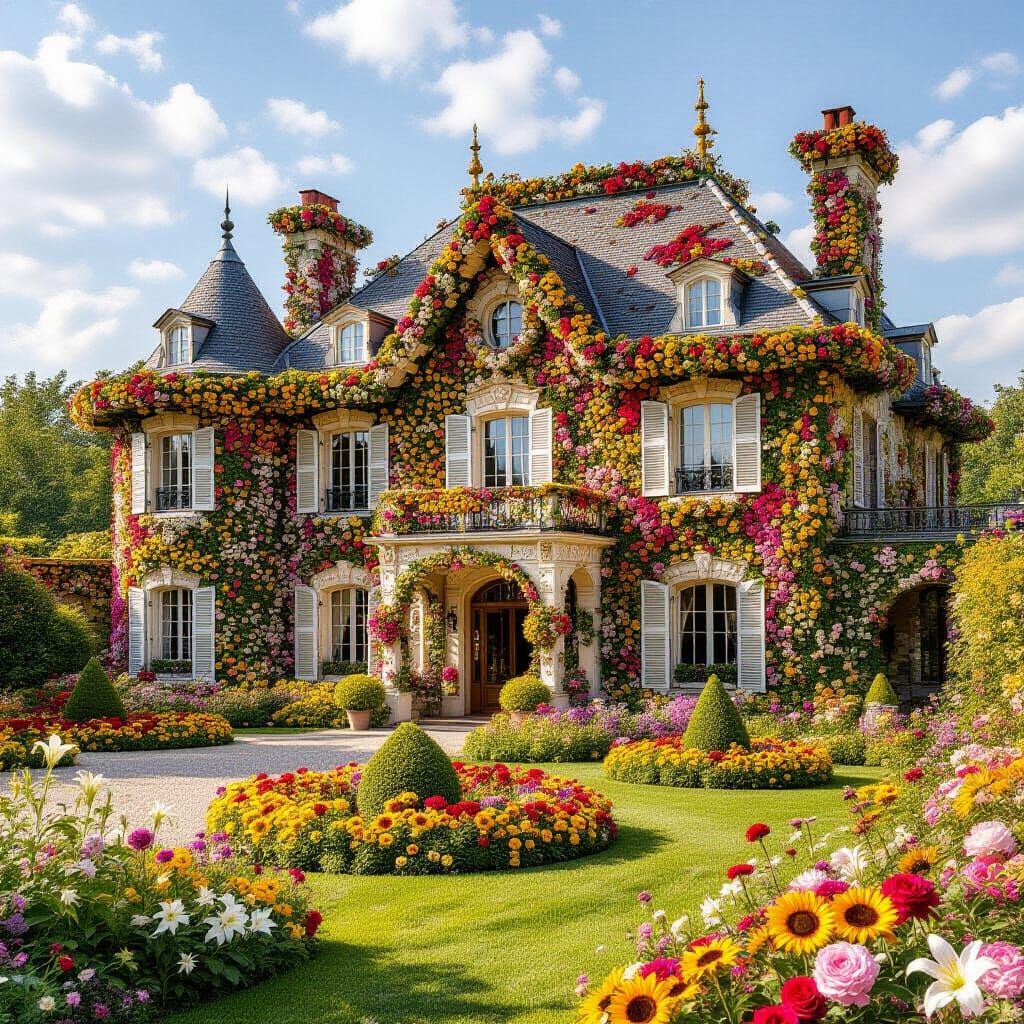 Floral Palace Inspired by Impressionist Masters
