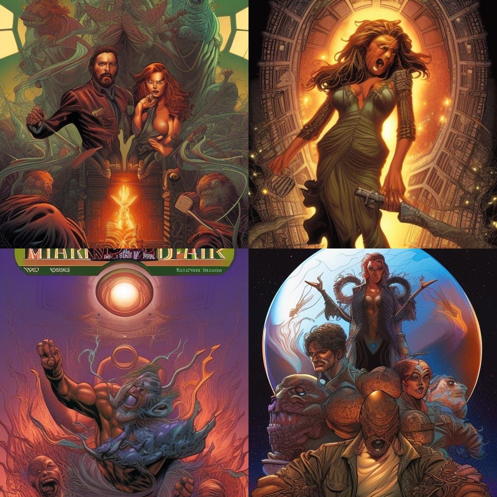 Dynamic Comic Book Art Illustration
