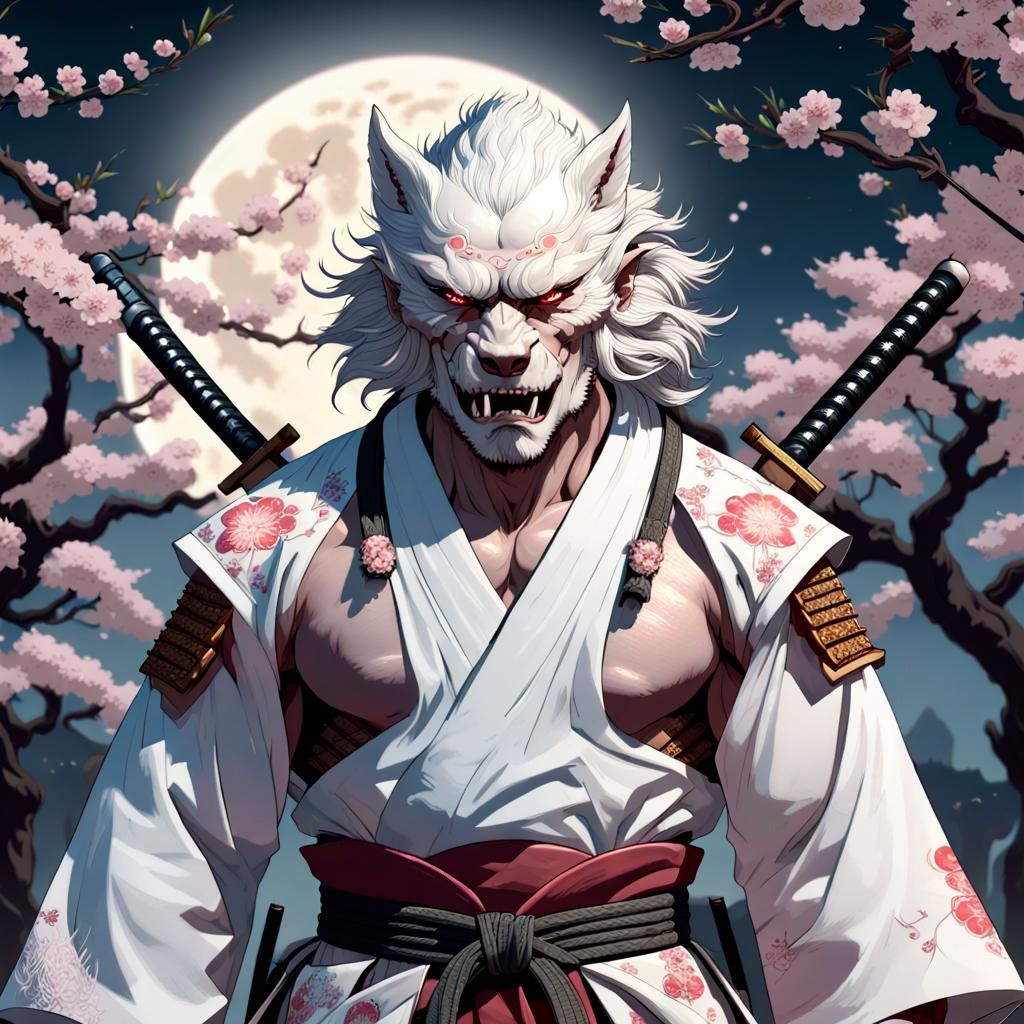 White Wolf samurai