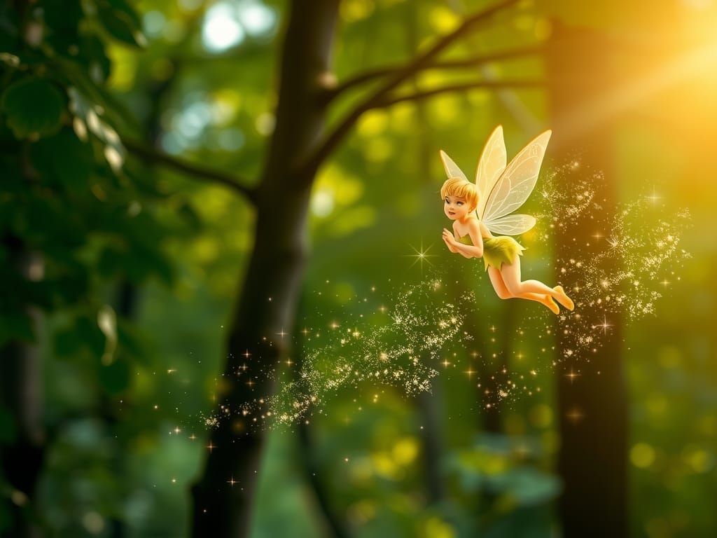 Tinkerbell in Flight: Fairy Dust and Ionized Air