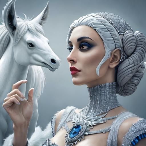 Surreal Glamour: A Photorealistic Psychedelic Masterpiece