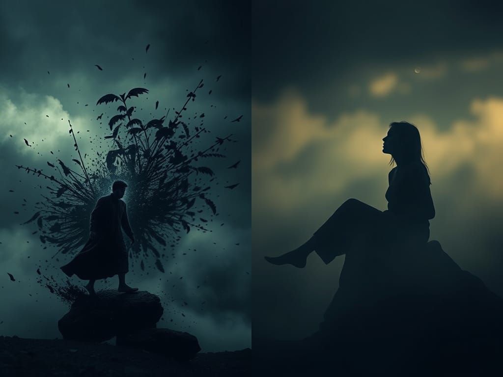 Chaos Meets Tranquility in a Haunting World