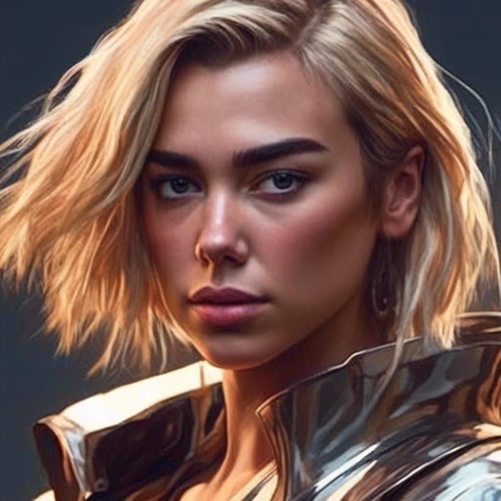 Paladin Portrait in Artgerm and Rutkowski Style