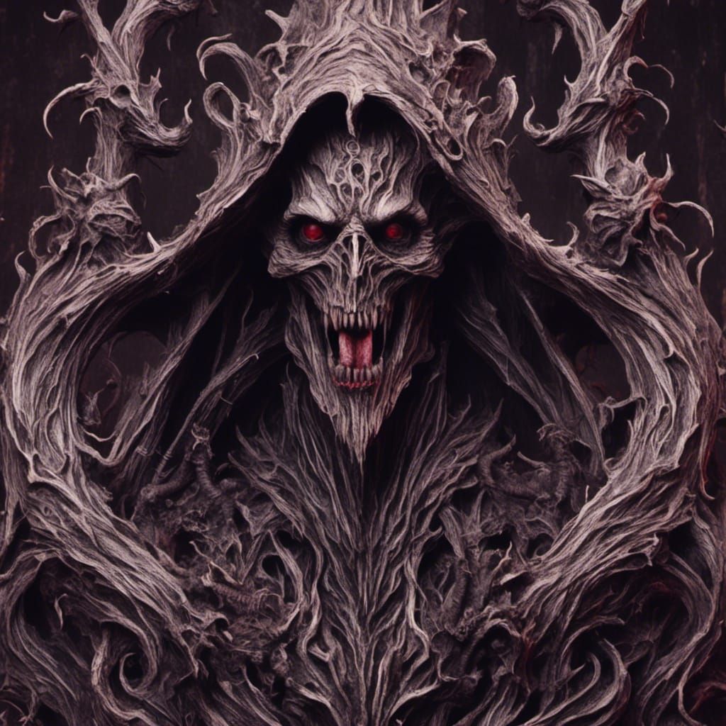 Eerie Portrait of Dracula