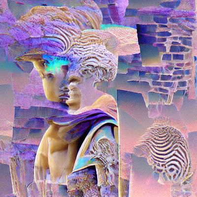 Abstract AI Image Generated From Empty Prompt