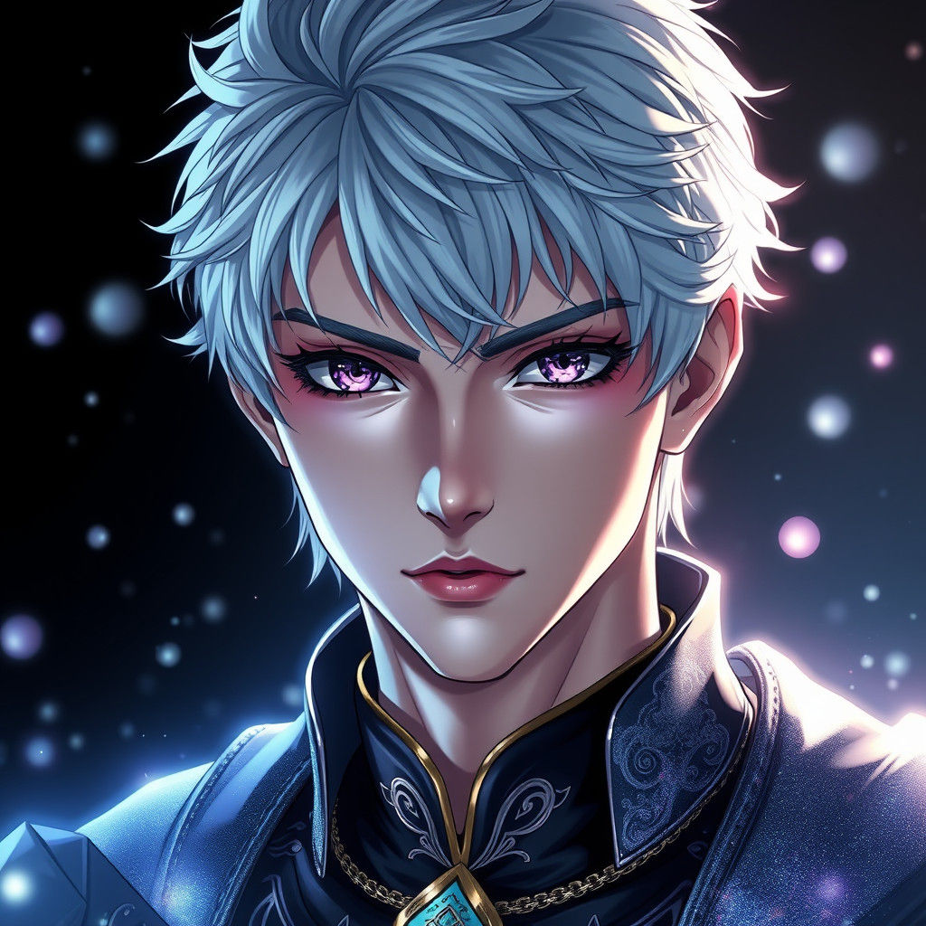 Anime-Style Portrait of a Fantasy Prince