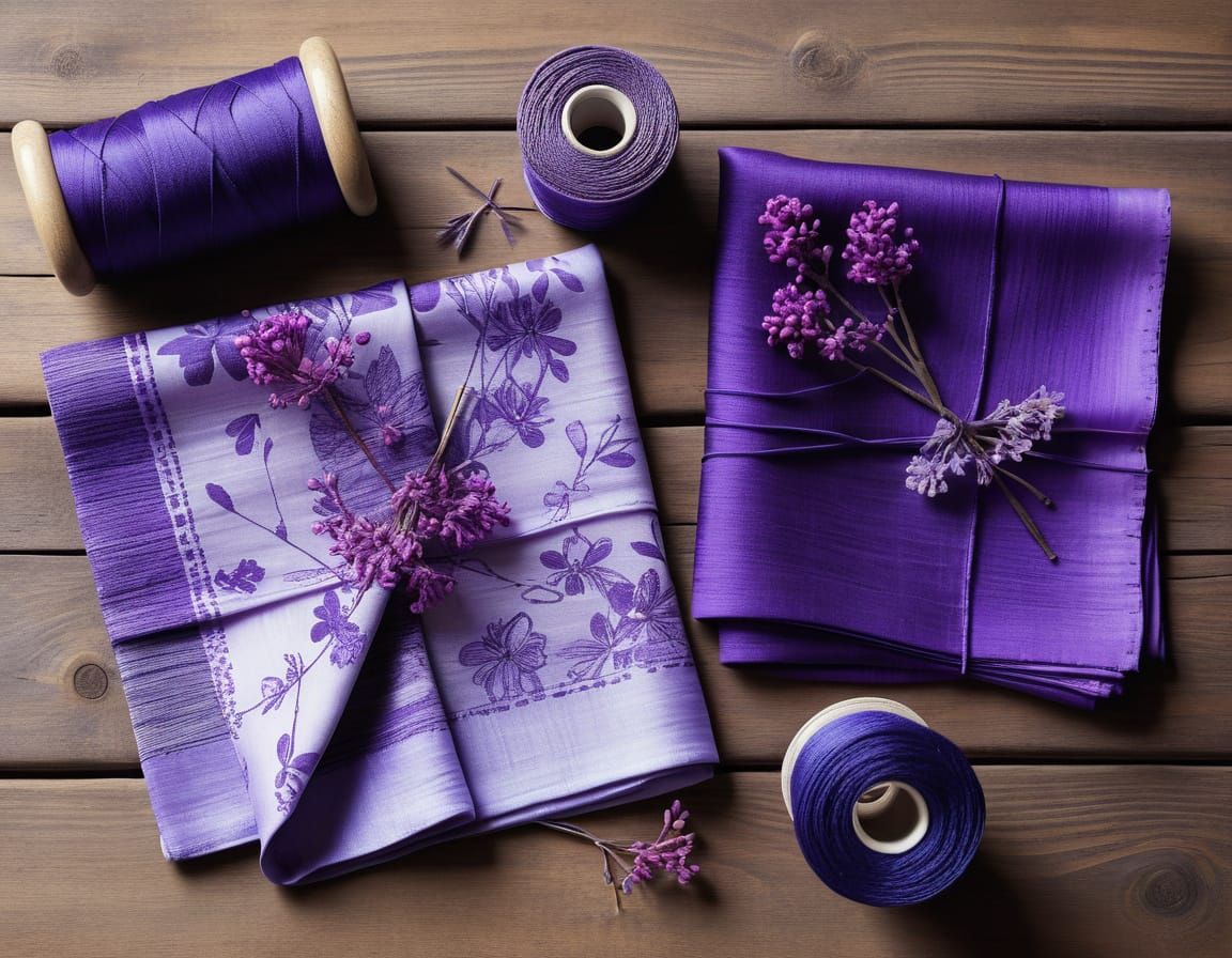 Luxurious Silk Handkerchiefs in Elegant Composition