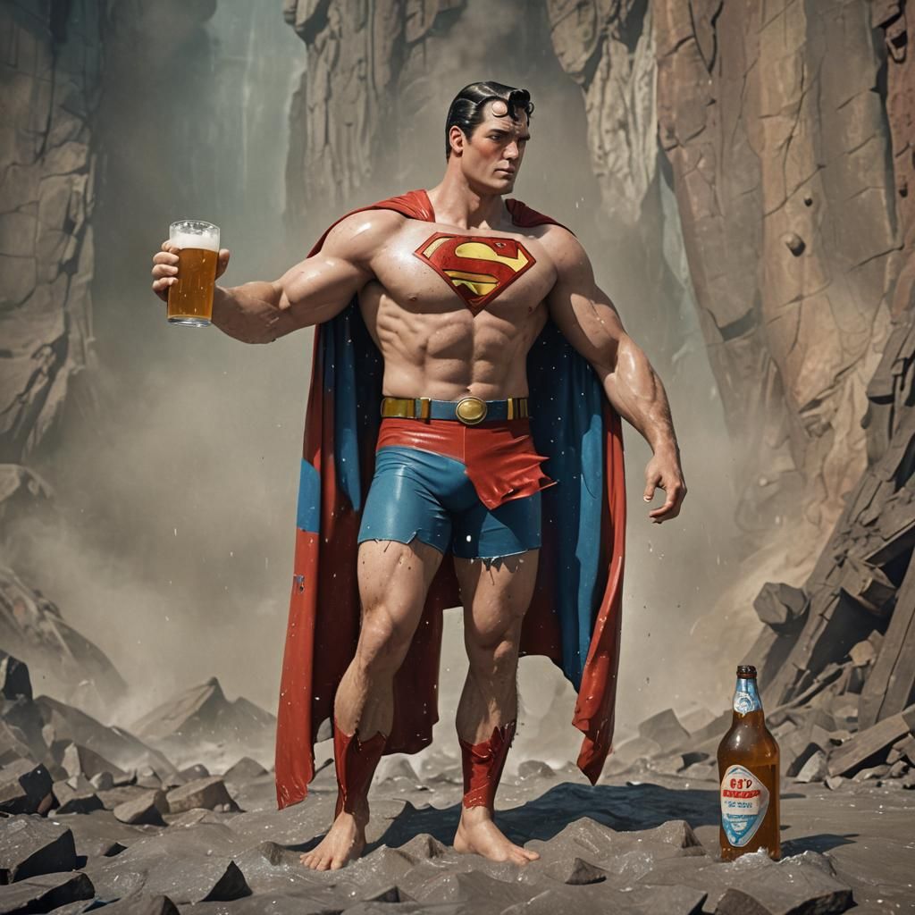 beer superman