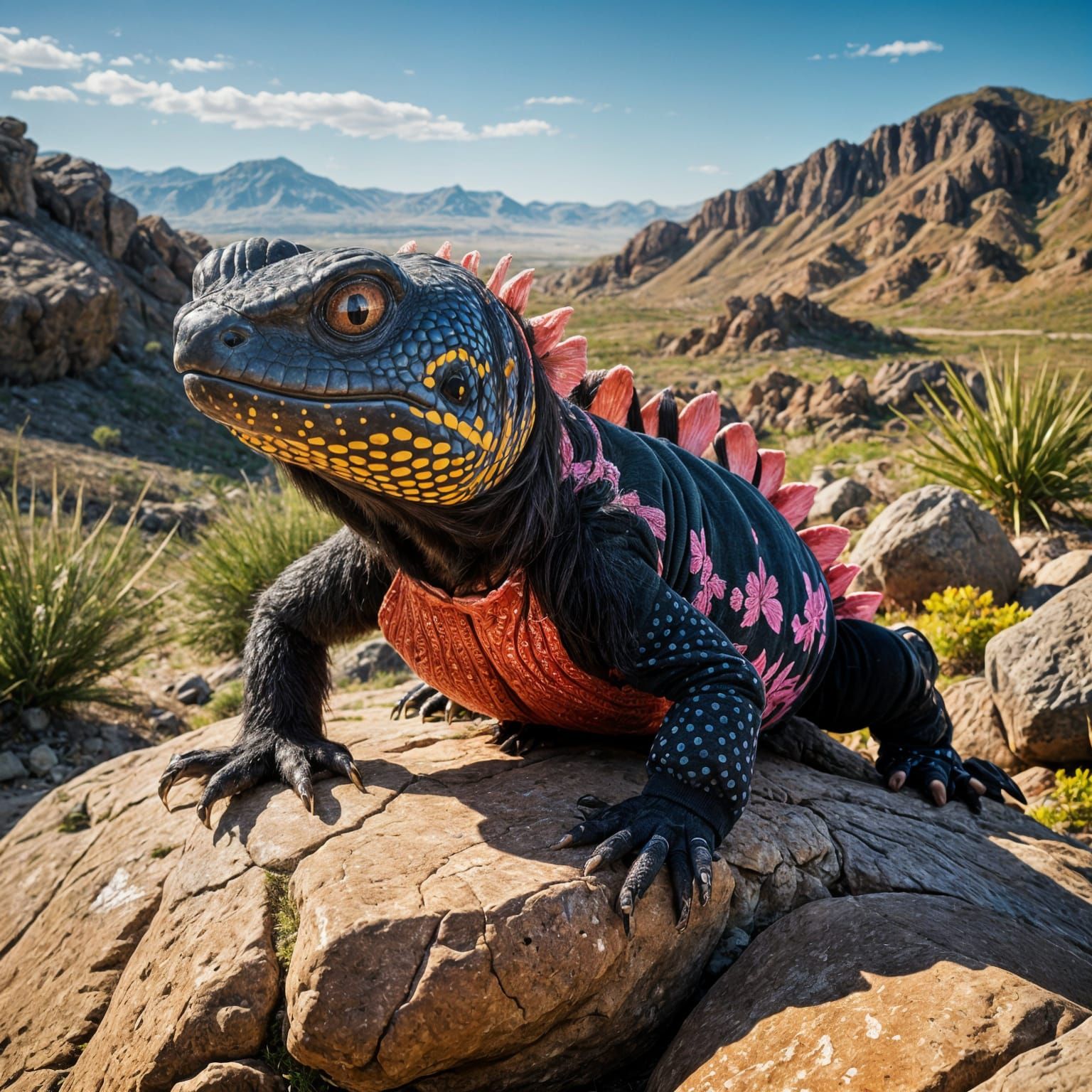 Gila Monster in Ancient Fantasy Style