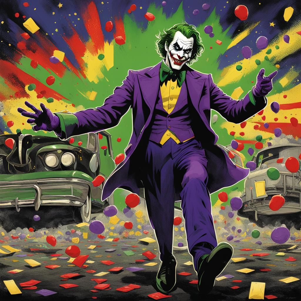 Surreal Joker Nightmare Portrait