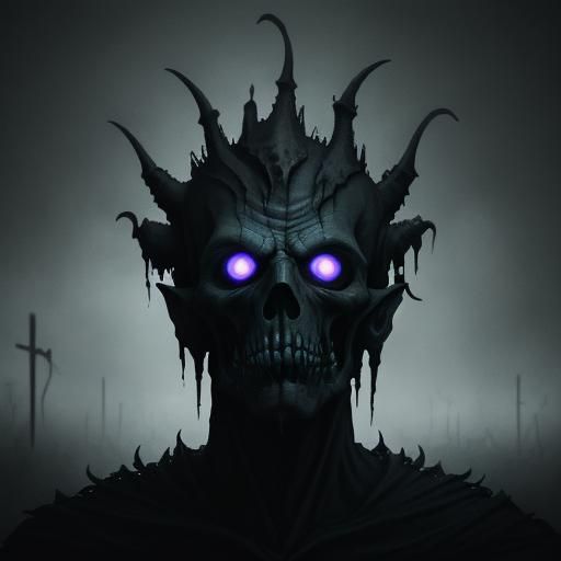 Gloomreaper: Ghostly Shadow Zombie in Dark Fantasy Style