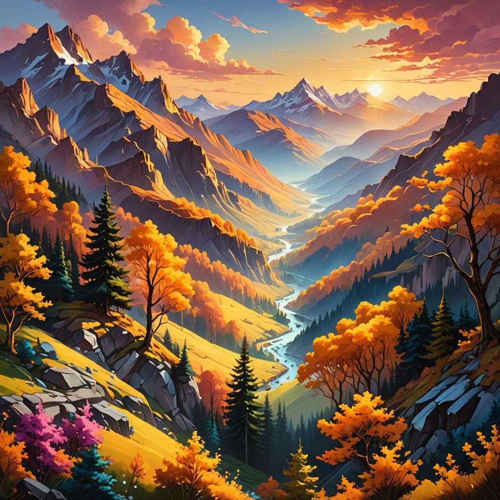 A beautiful landspace