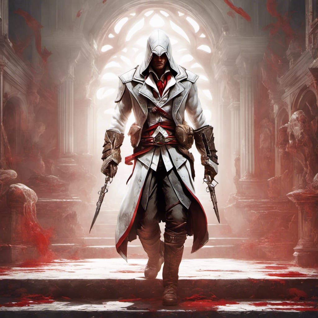 Assassin Doctor in Dark Fantasy Style