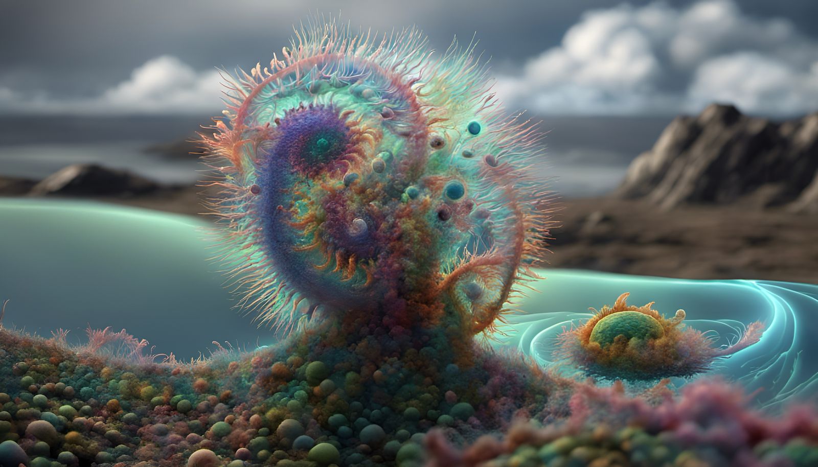 Vibrant Microscopic World in 4D Light