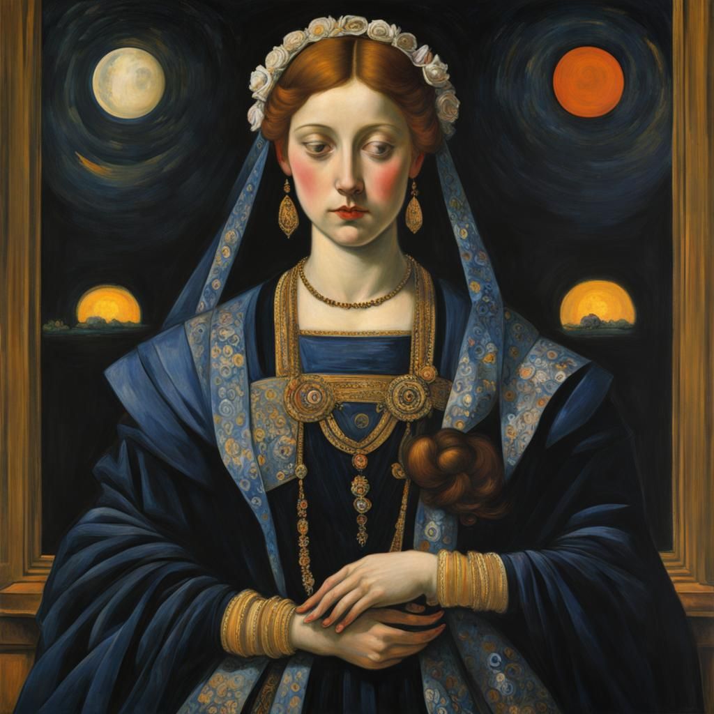 Lunar Eclipse Totality: Artistic Impression