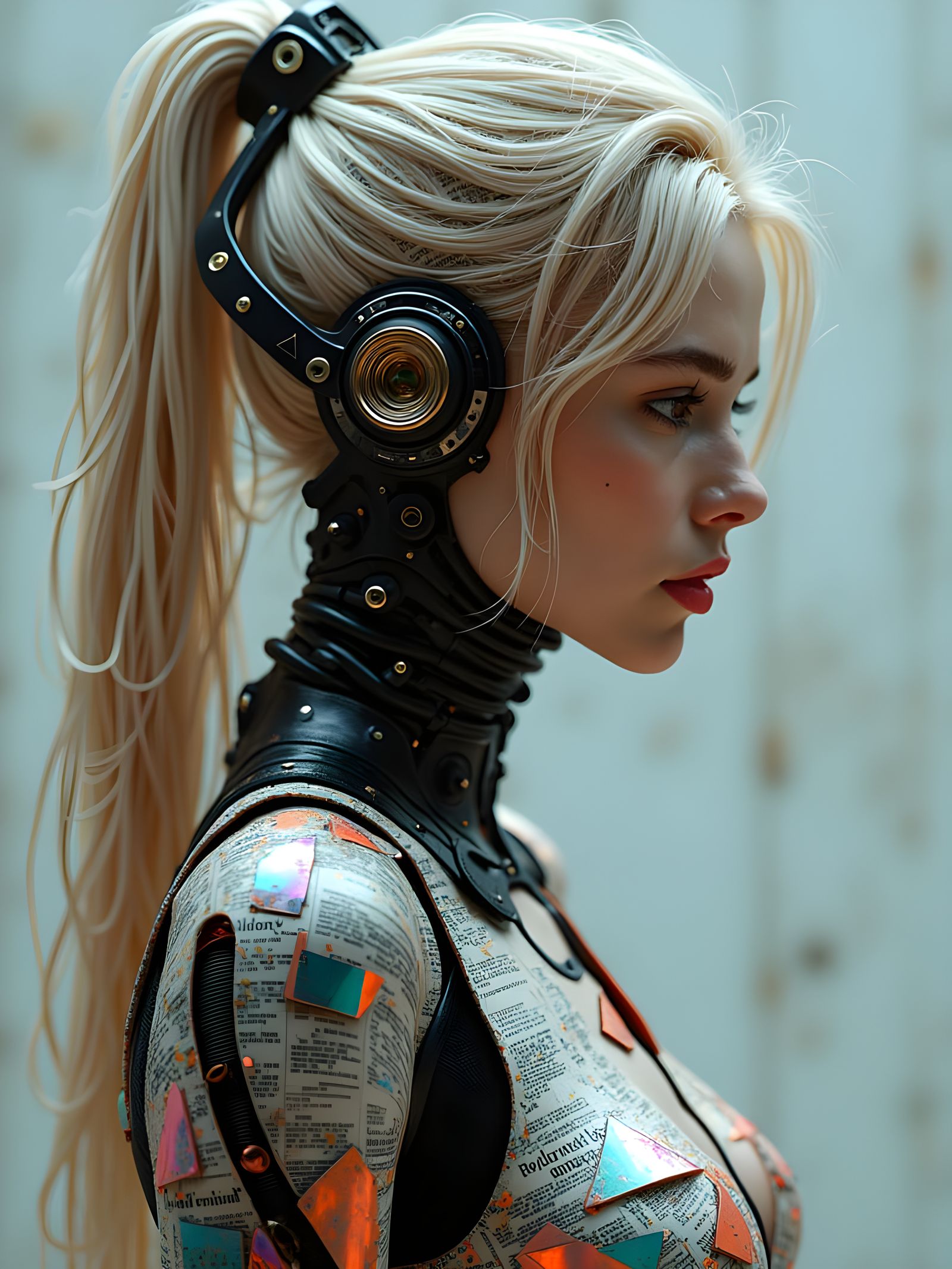 Cybernetic Woman Blends Sensuality and Dadaist Art