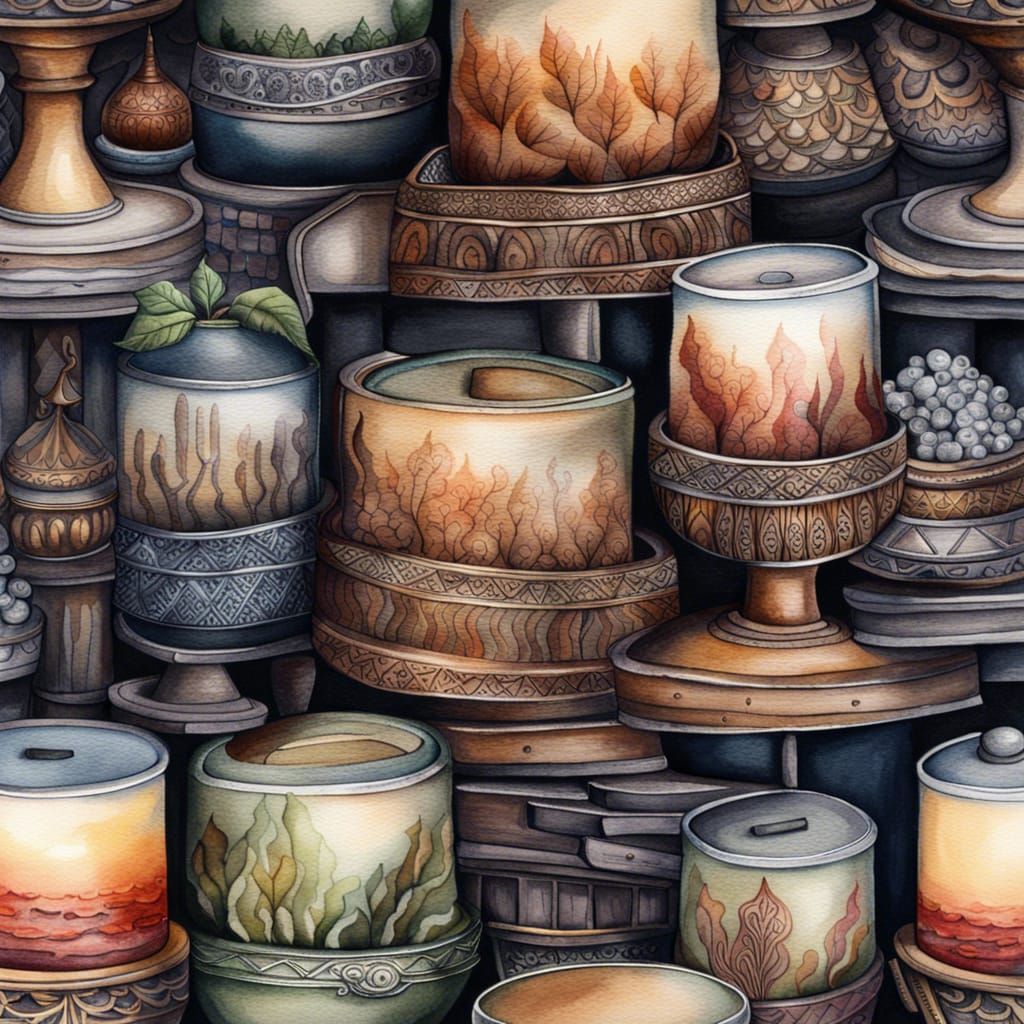 Hyperrealistic Watercolor Art with Intricate Details