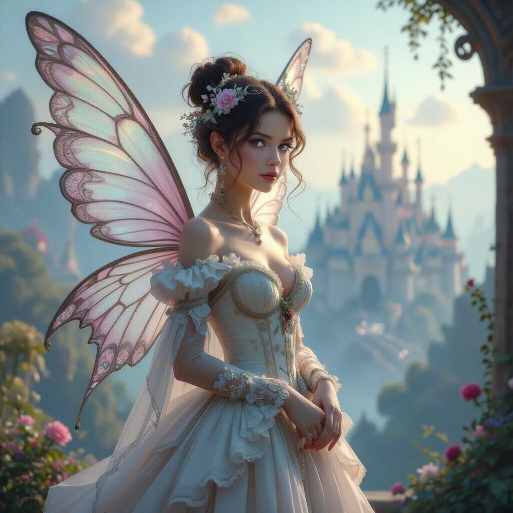 Surreal Fairy Tale Wonderland in Matte Painting Style
