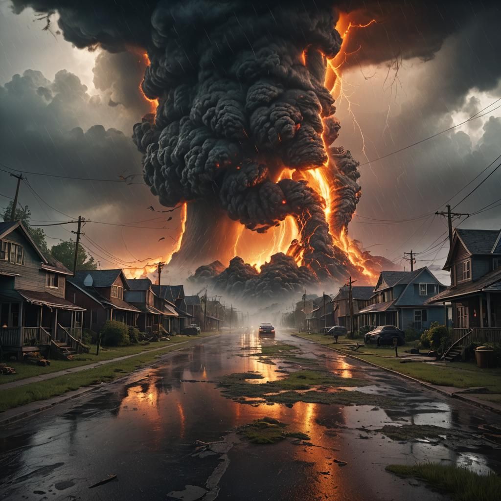 Nature Strikes Back (02) - The Fire Tornado And The Village