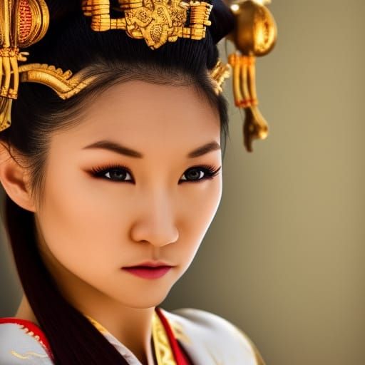 Hyperrealistic Portrait of Chun-Li in Sharp Focus