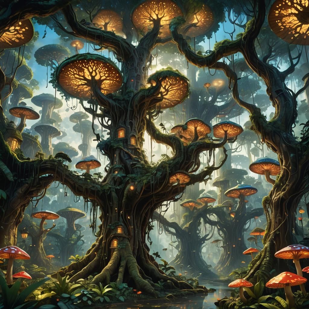 Lush Amazon City in Unreal Engine 5