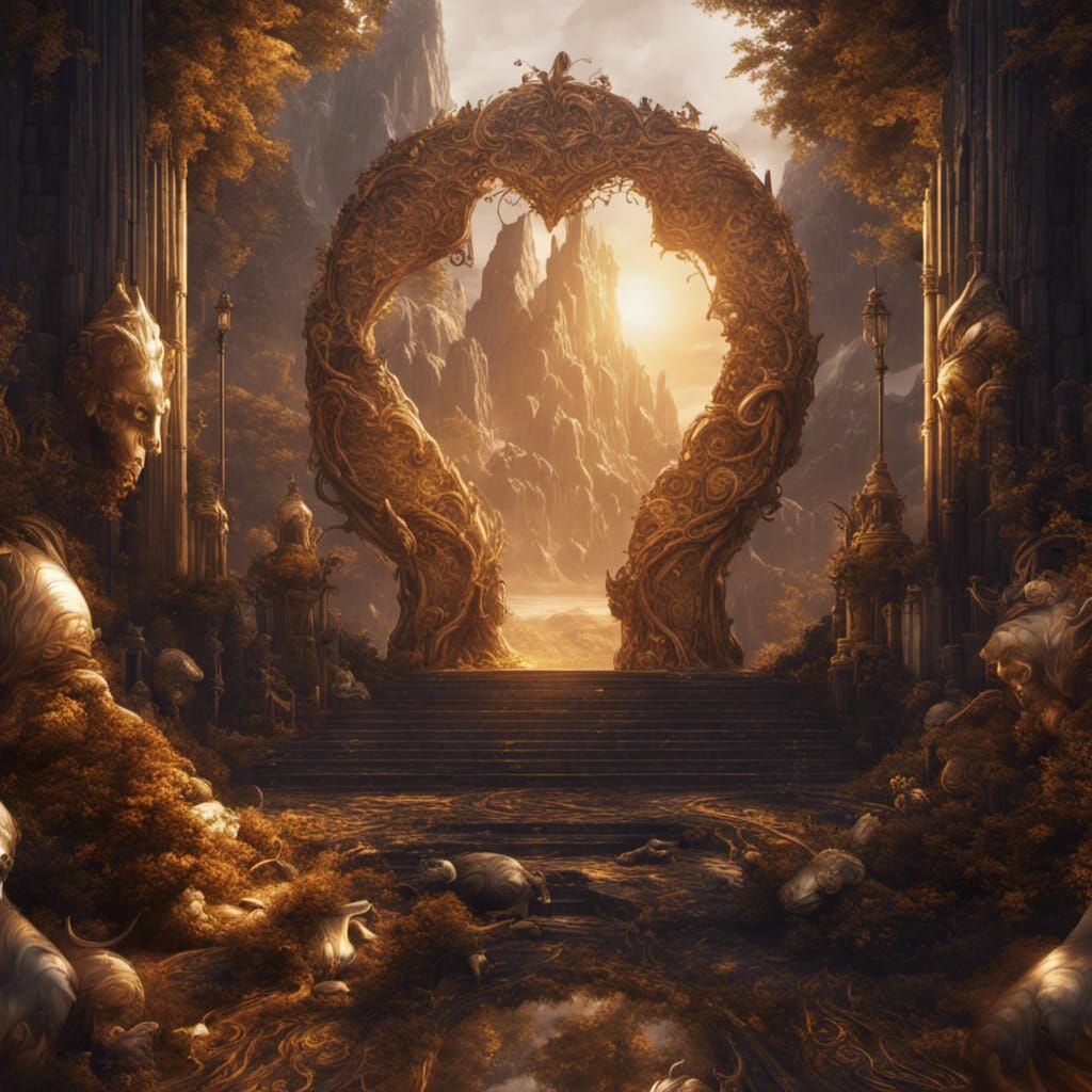 Heart of Gold: Detailed Fantasy Concept Art