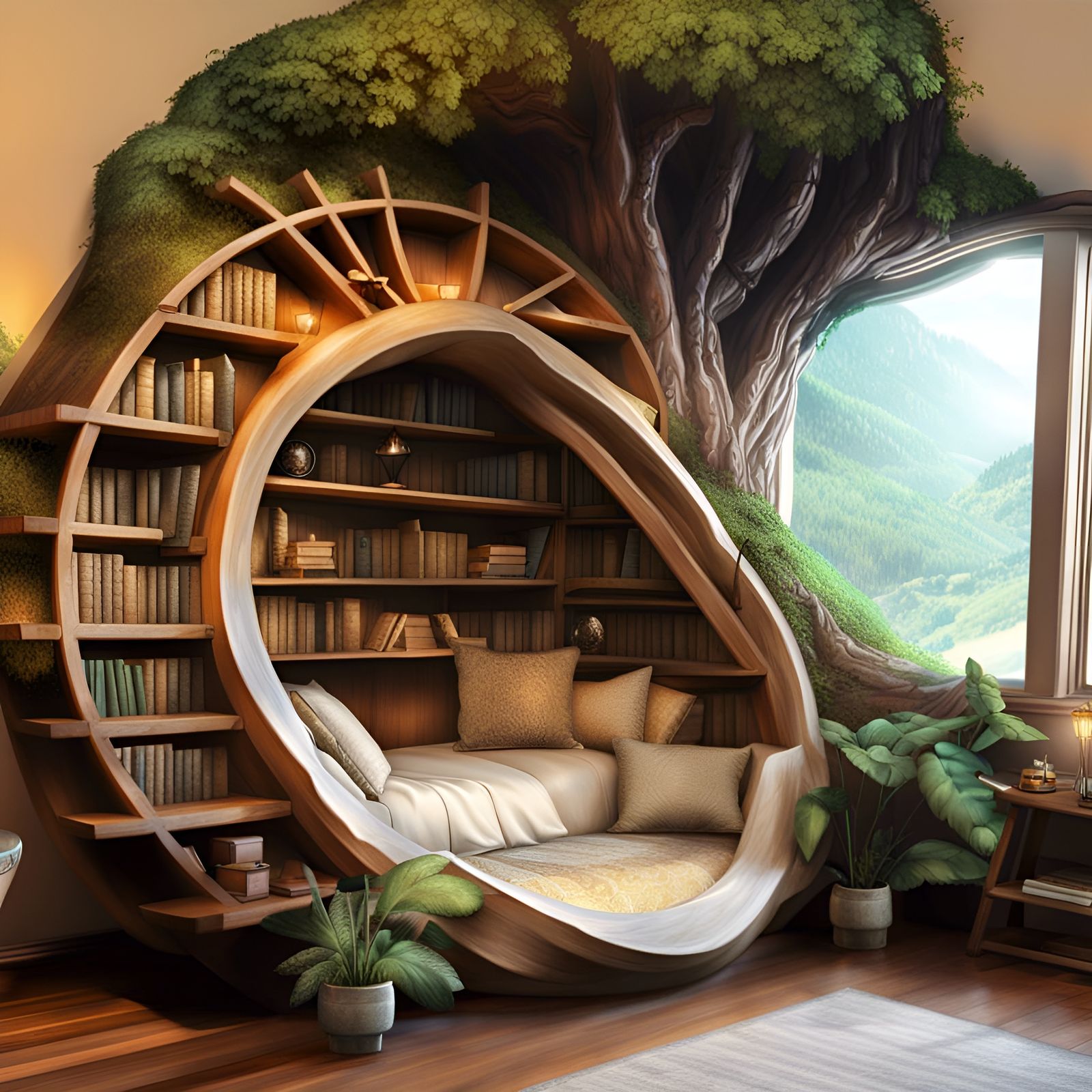 A Hobbit’s Reading Nook