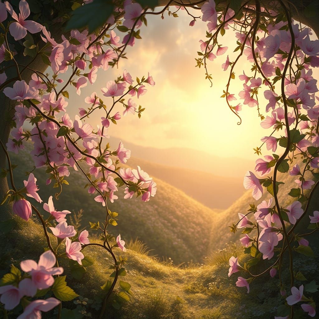 Hopeful Blooms Unfurl in a Lush Landscape