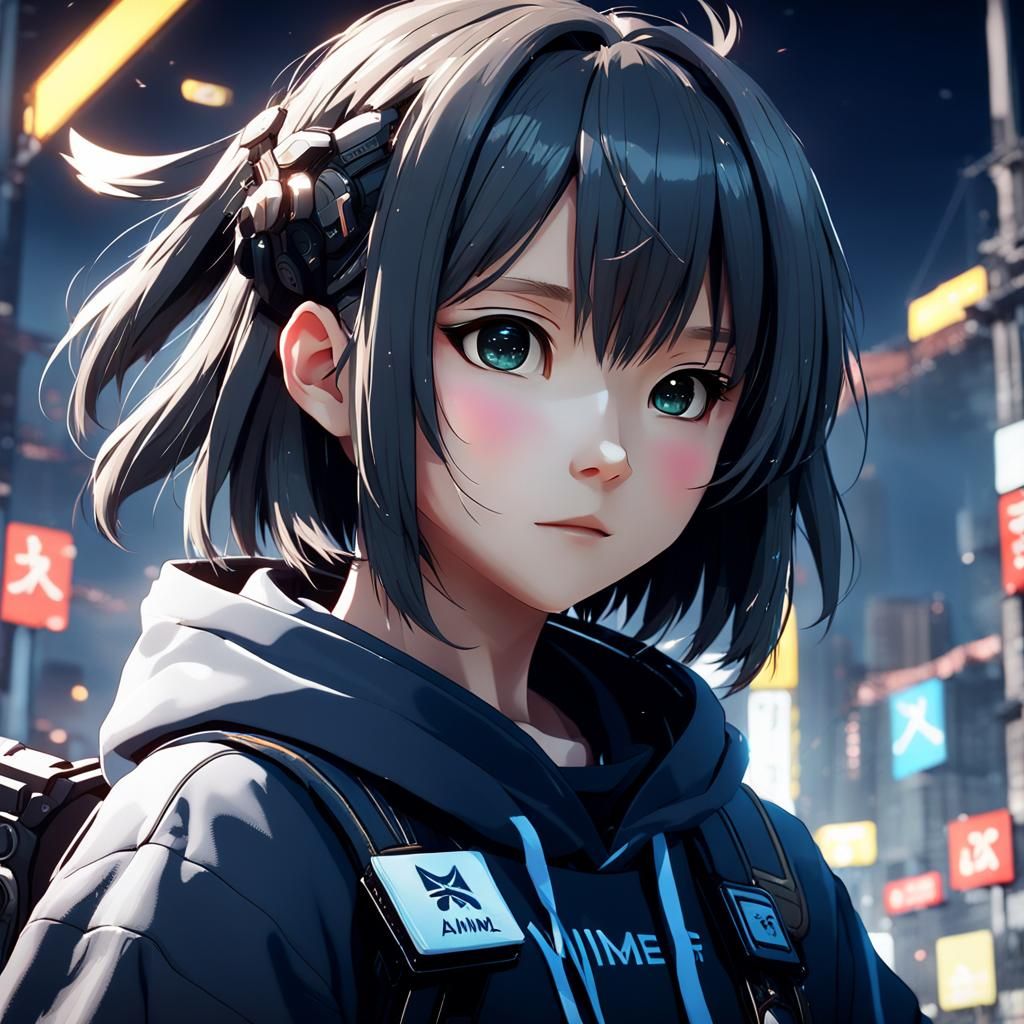 Detailed 3D Anime Art Inspired by WLOP