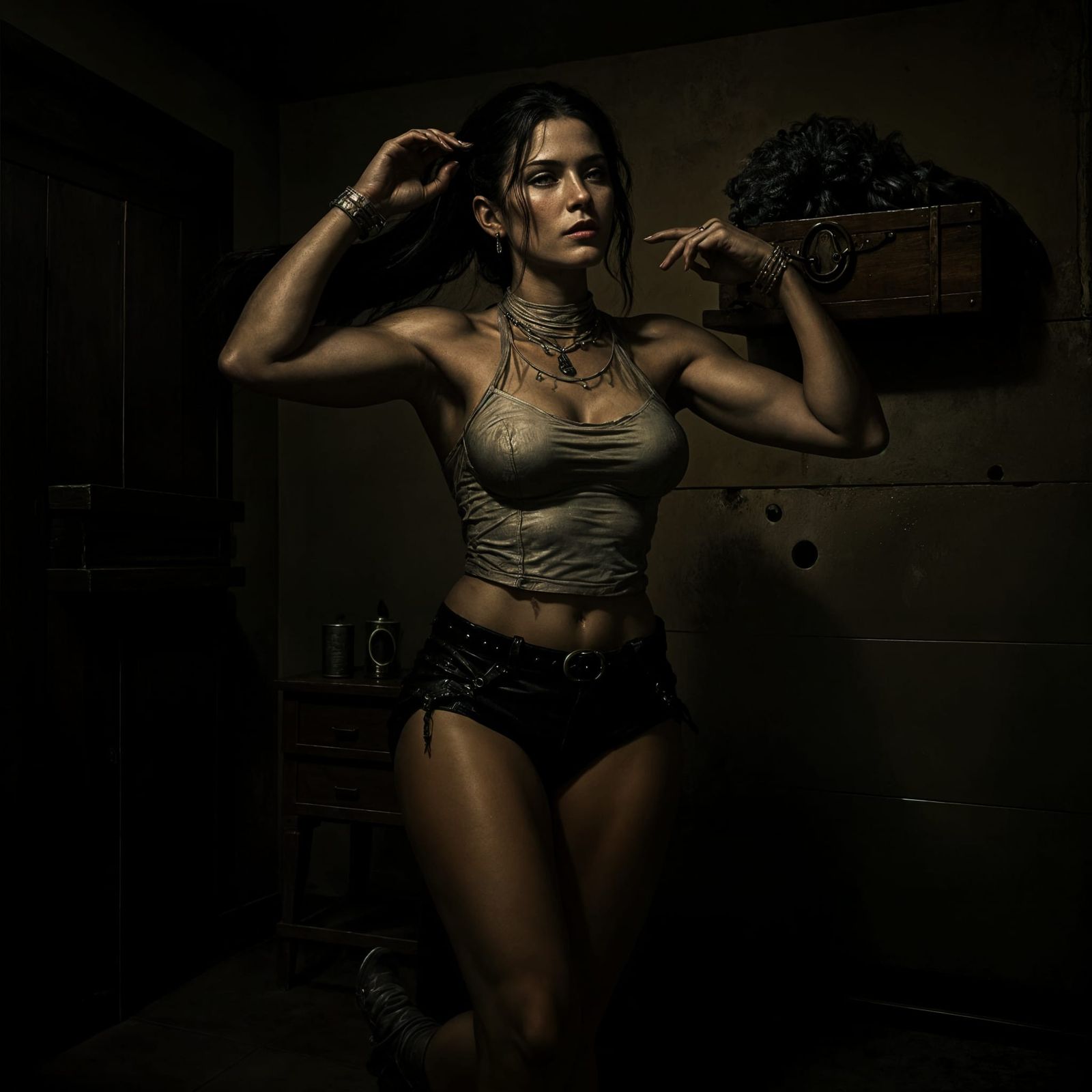 Vintage Dark Fantasy Painting