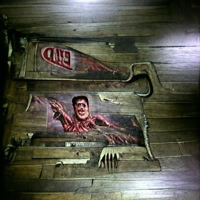 Eerie Scene Inspired by Evil Dead