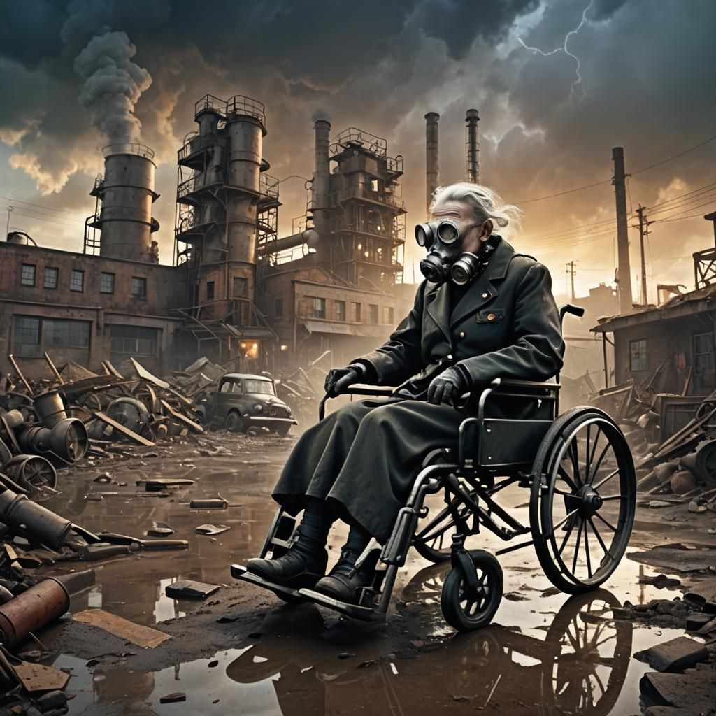 Dieselpunk Wasteland: 1940s Hospital Scene