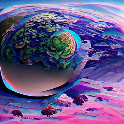 Desolate Planet Digital Rendering