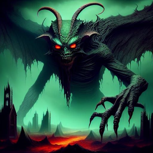 Nyarlathotep Emerges: A Dark Fantasy Portrait