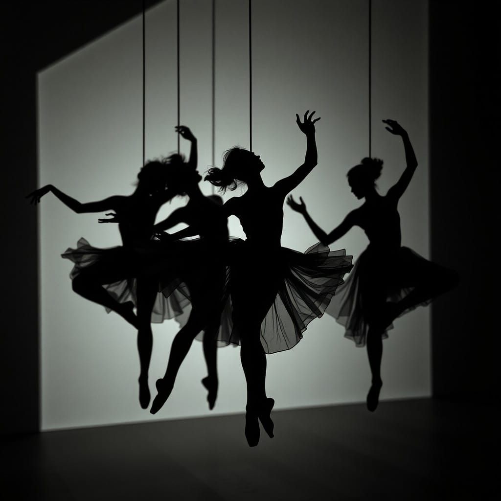 Dance of Shadows and Light in Abstract Photography