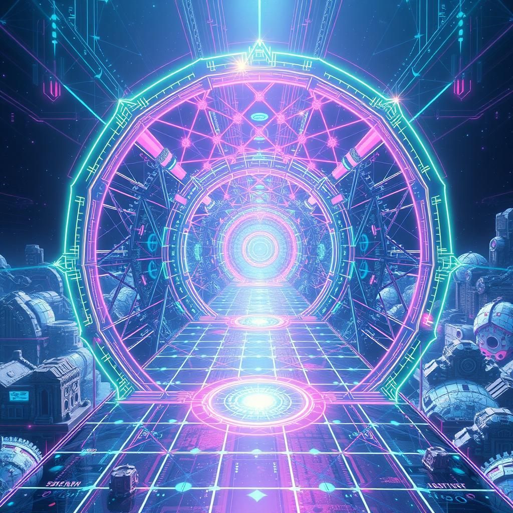 Vaporwave Quantum Hivemind Equilibrium