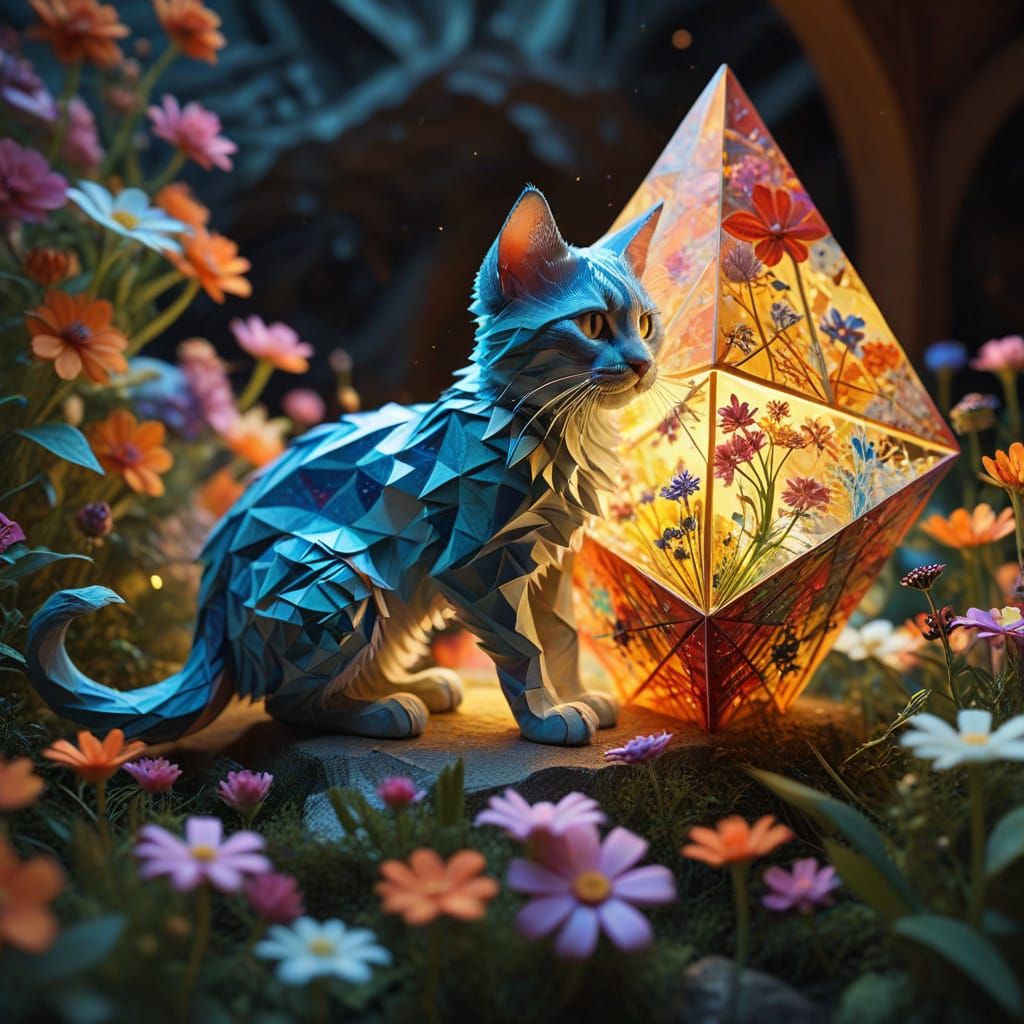 Kittens in Impossible Escher Architecture