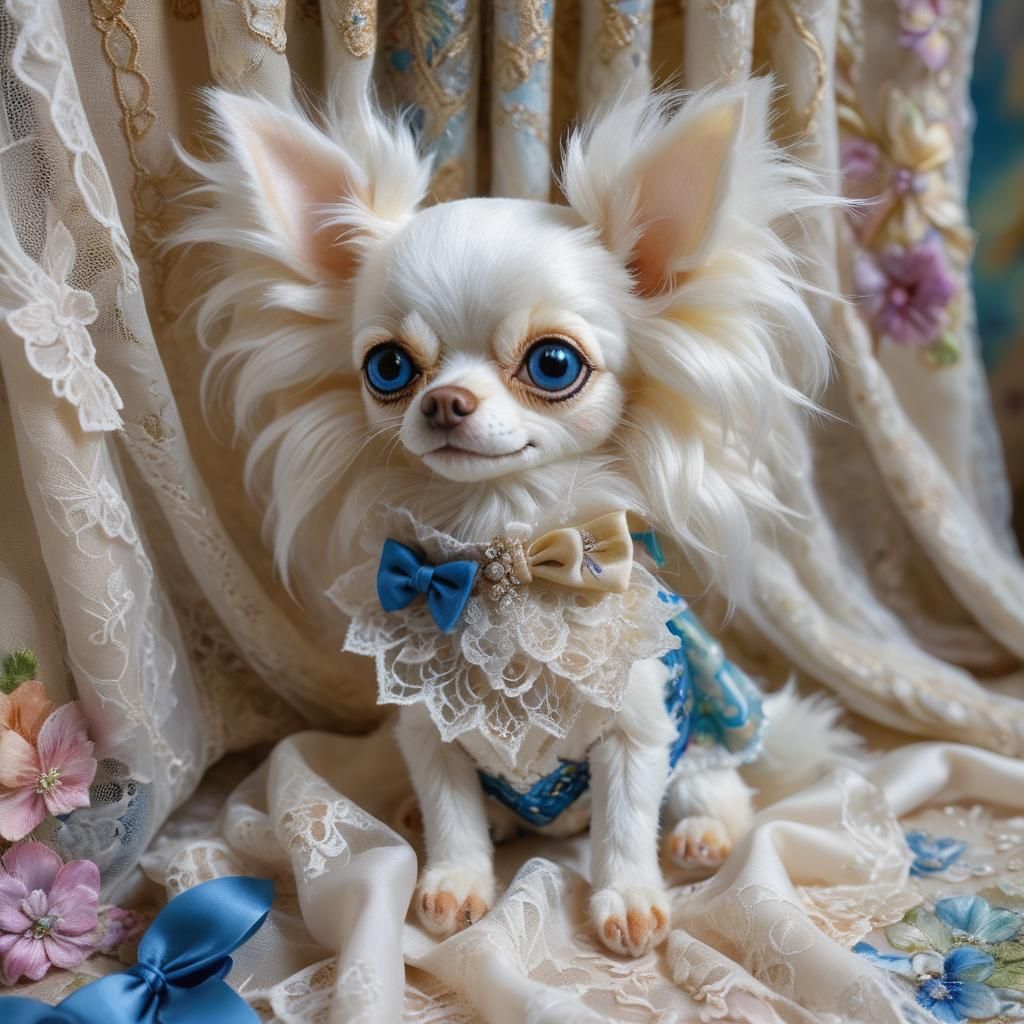 Chihuahua as Hand-Sewn Stuffed Animal
