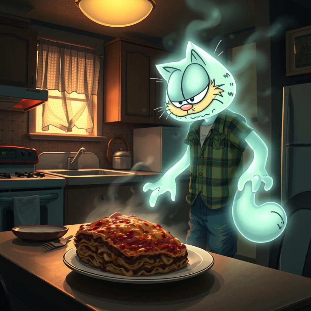 Ghostly Garfield Harasses Jon in Spectral Macabre