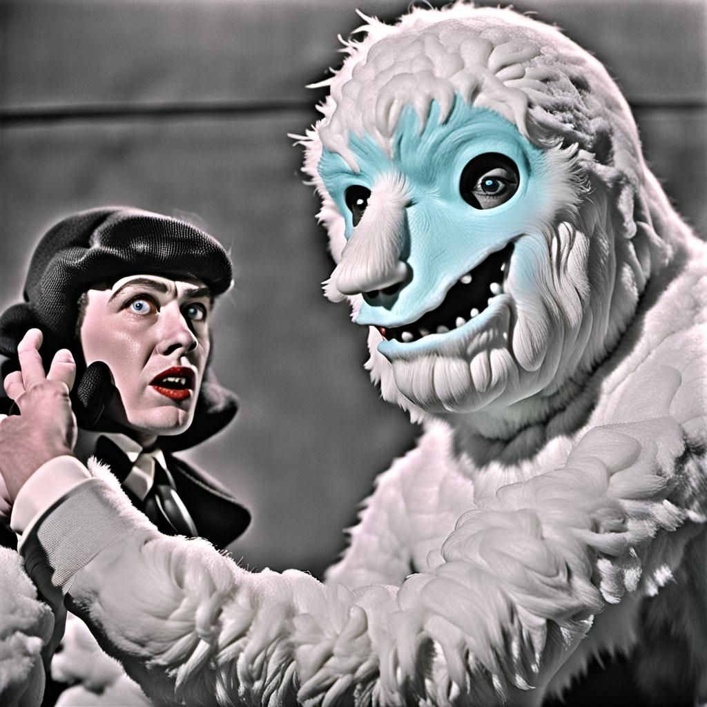 A Hug From An "Abominable" Snowman