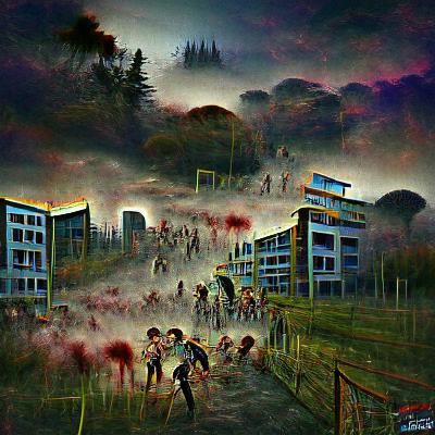 Zombie Apocalypse Scene