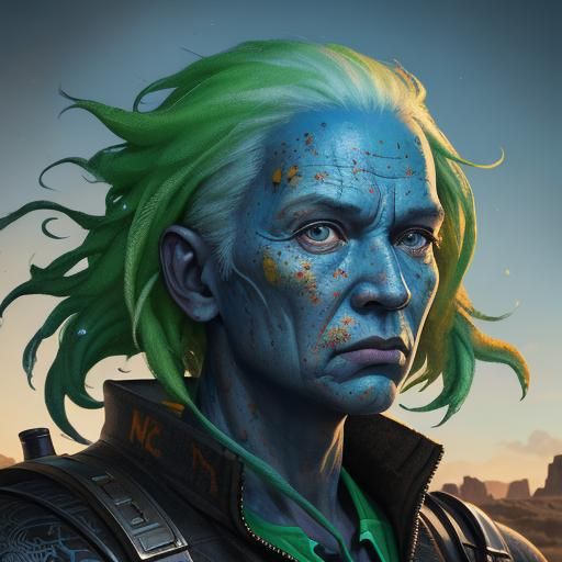 Hyperrealistic Inhabitant of Sticky Hole, Nebraska