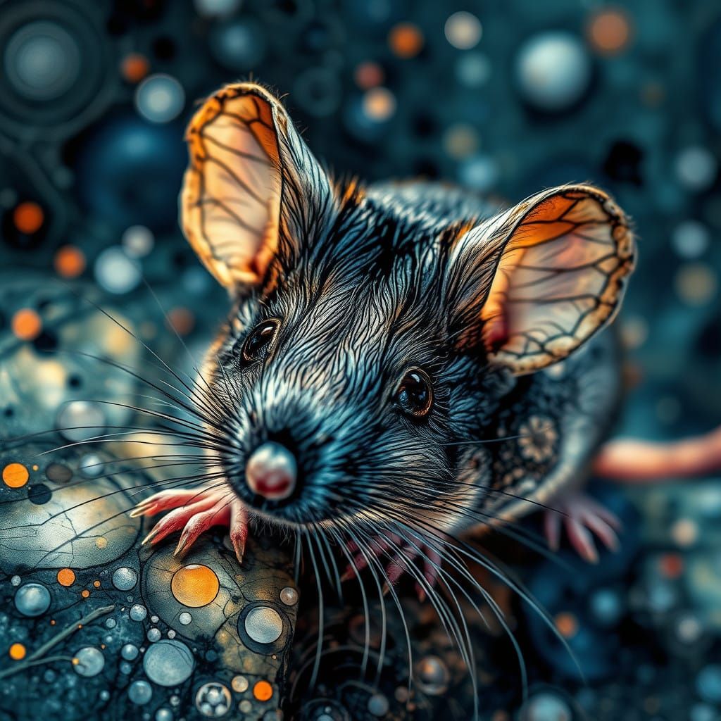 Surreal Fantasy World in Impasto Watercolor Style