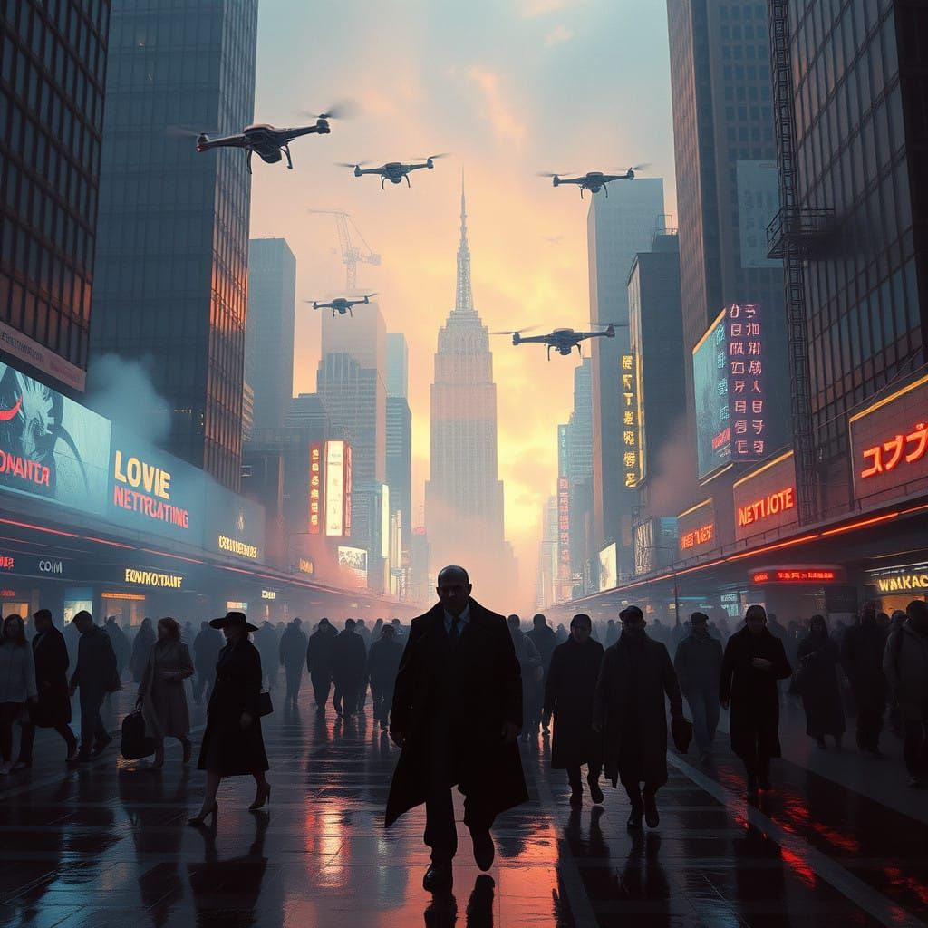 Neon Dreamscape: Retro-Futuristic Metropolis