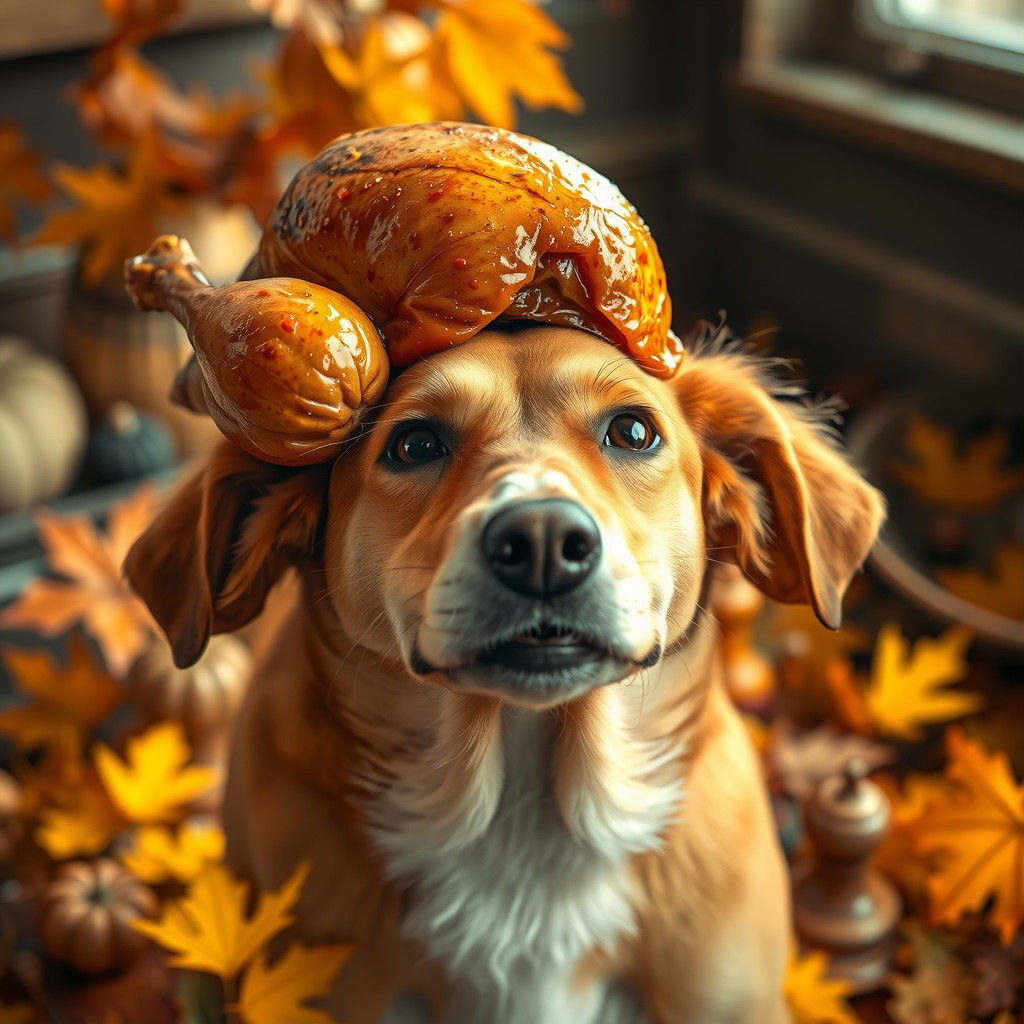 Whimsical Autumn Canine Delight