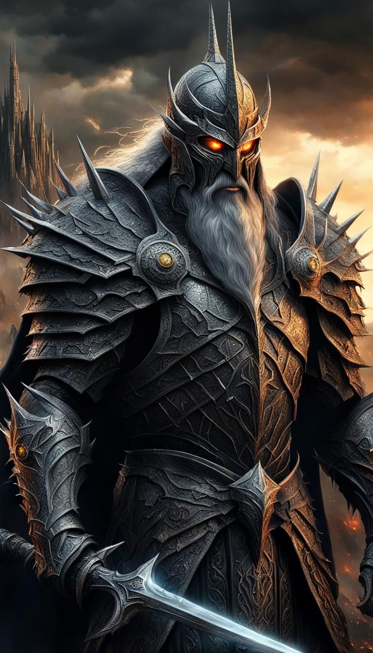 Sauron, Dark Warrior of Lord of the Rings