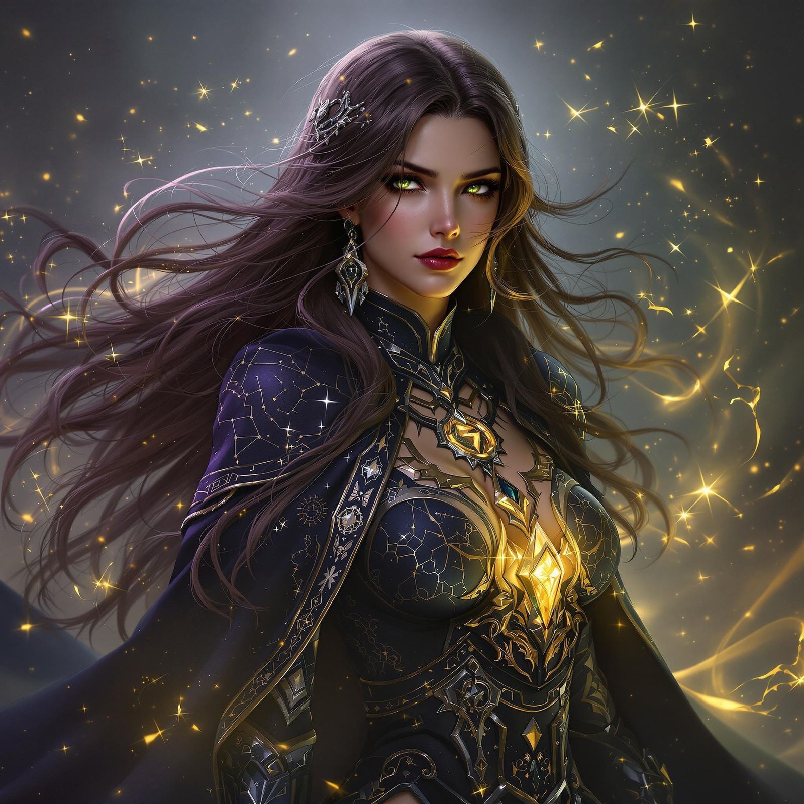 Ethereal Psyker Goddess in Warhammer 40k Universe