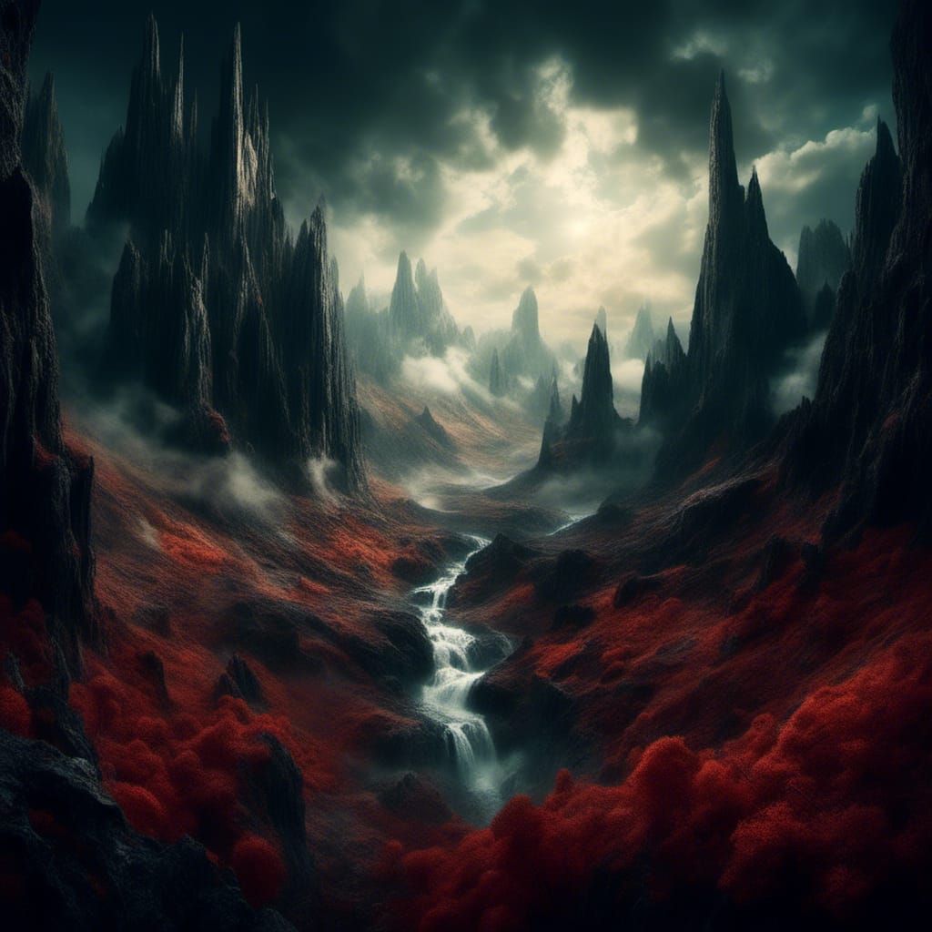 Surreal Double Exposure in Photorealistic Style