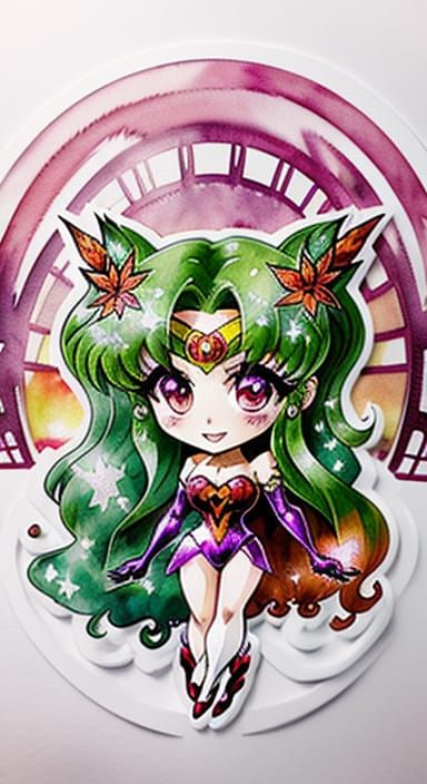 Surreal Chibi Supermodel Enchants Mondrian-Inspired Himeji C...