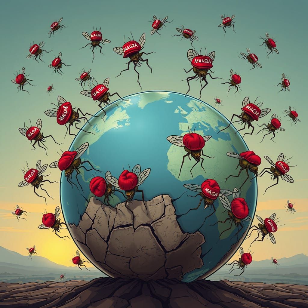 Mosquitos Devour a Dying Earth in a Grim Commentary on Resou...